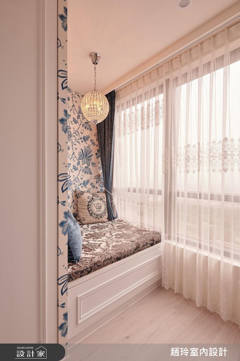 95坪新成屋(5年以下)＿奢華風書房臥榻案例圖片＿趙玲室內設計有限公司＿趙玲_46之10