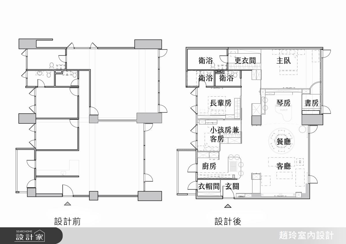 95坪新成屋(5年以下)＿奢華風案例圖片＿趙玲室內設計有限公司＿趙玲_46之16