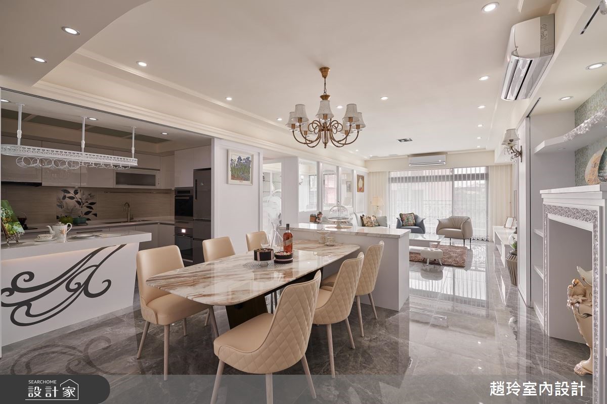 72坪新成屋(5年以下)＿新古典餐廳案例圖片＿趙玲室內設計有限公司＿趙玲_49之15