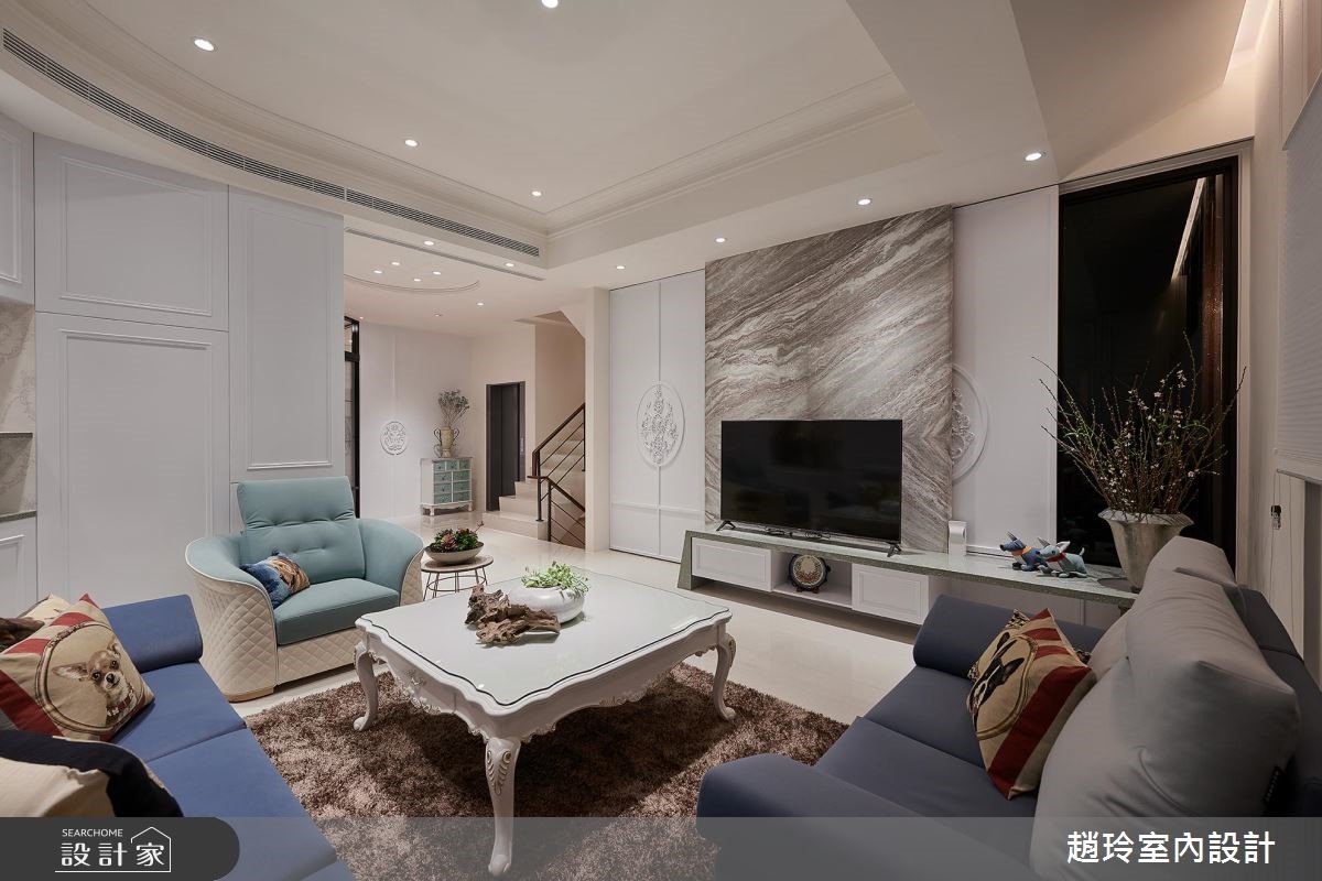 110坪新成屋(5年以下)＿新古典客廳案例圖片＿趙玲室內設計有限公司＿趙玲_50之3