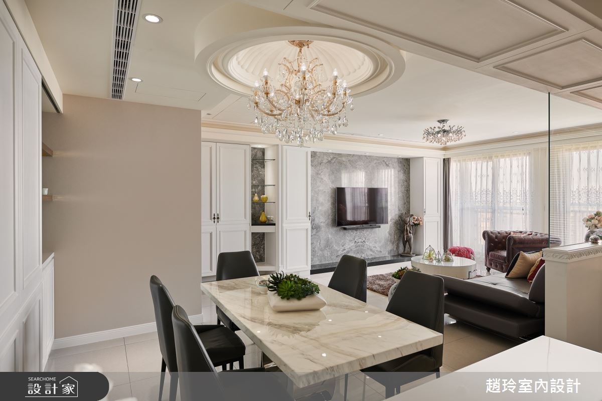 45坪新成屋(5年以下)＿新古典餐廳案例圖片＿趙玲室內設計有限公司＿趙玲_54之9