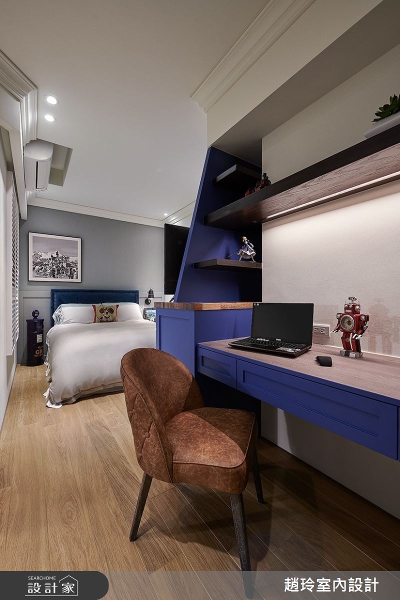 45坪新成屋(5年以下)＿美式風臥室案例圖片＿趙玲室內設計有限公司＿趙玲_55之14