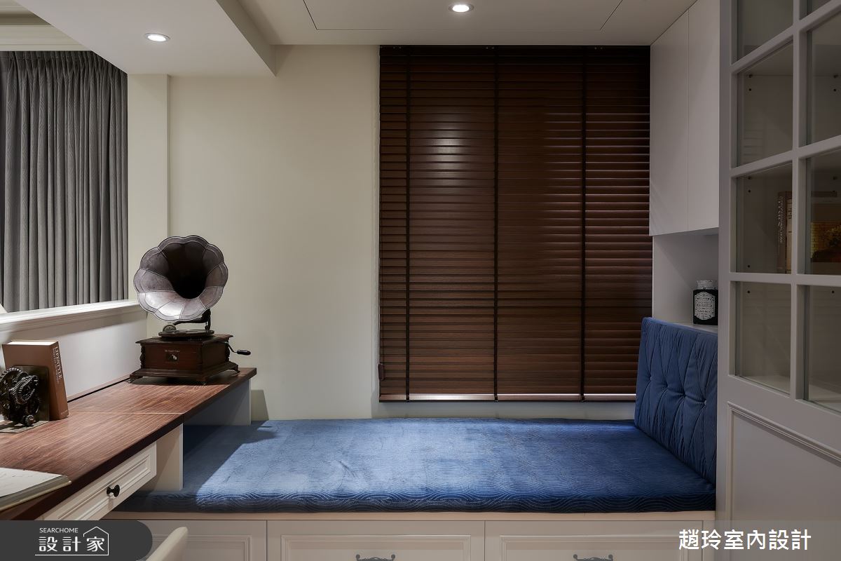 50坪新成屋(5年以下)＿美式風書房臥榻案例圖片＿趙玲室內設計有限公司＿趙玲_56之7