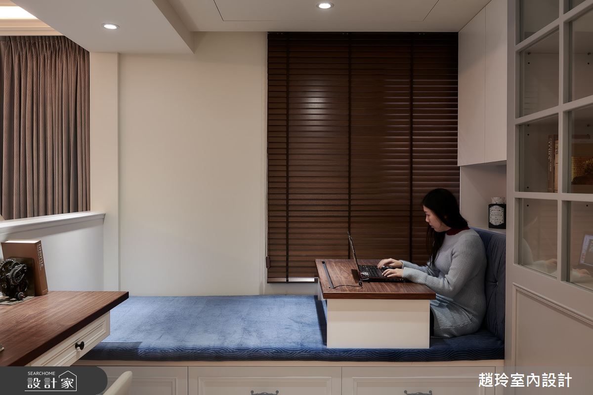 50坪新成屋(5年以下)＿美式風書房臥榻案例圖片＿趙玲室內設計有限公司＿趙玲_56之8