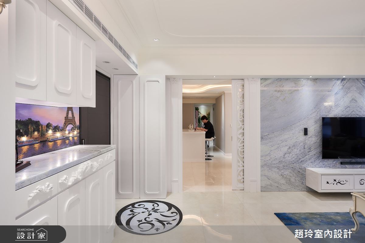 100坪新成屋(5年以下)＿新古典客廳案例圖片＿趙玲室內設計有限公司＿趙玲_58之8