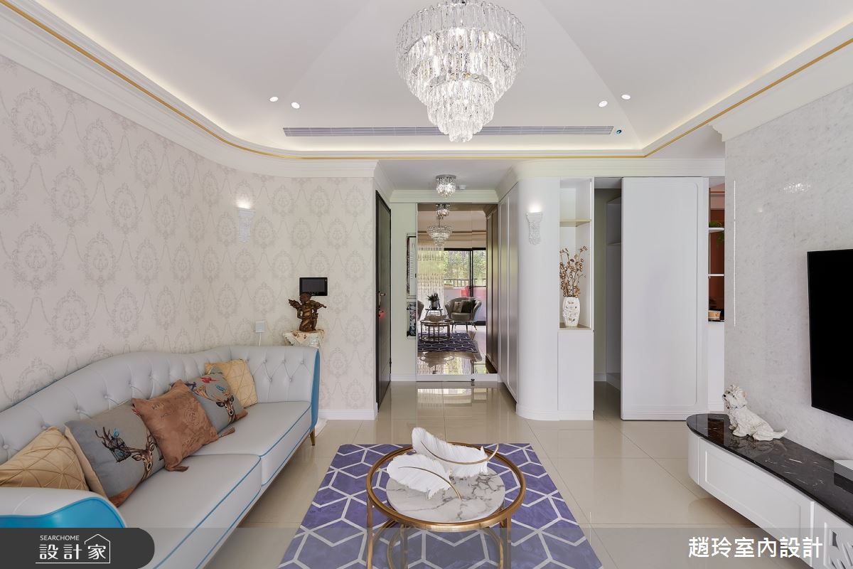 26坪新成屋(5年以下)＿新古典客廳案例圖片＿趙玲室內設計有限公司＿趙玲_59之3
