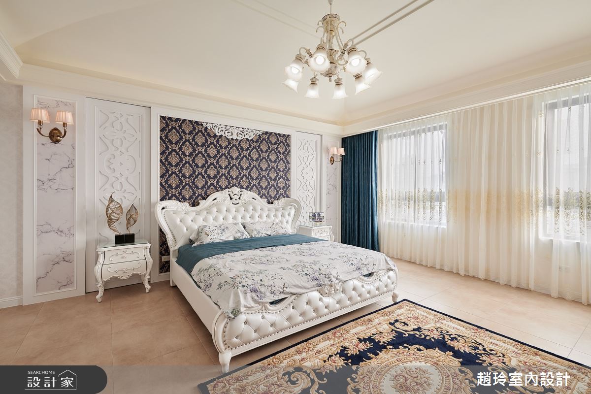 125坪新成屋(5年以下)＿新古典臥室案例圖片＿趙玲室內設計有限公司＿趙玲_60之30