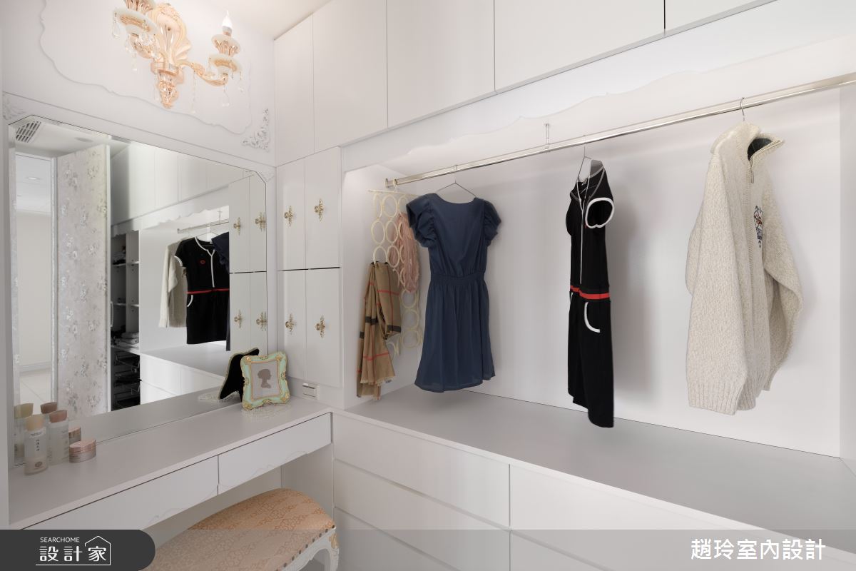 80坪中古屋(5~15年)＿新古典更衣間案例圖片＿趙玲室內設計有限公司＿趙玲_65之13