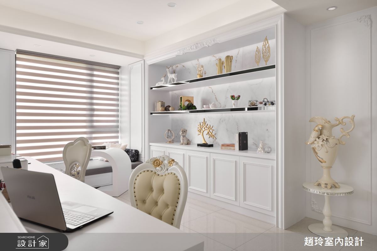 80坪中古屋(5~15年)＿新古典工作區案例圖片＿趙玲室內設計有限公司＿趙玲_65之9