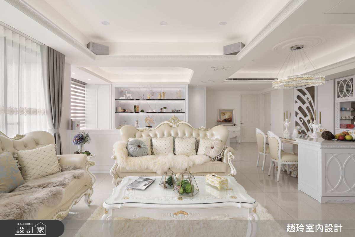 80坪中古屋(5~15年)＿新古典客廳案例圖片＿趙玲室內設計有限公司＿趙玲_65之5