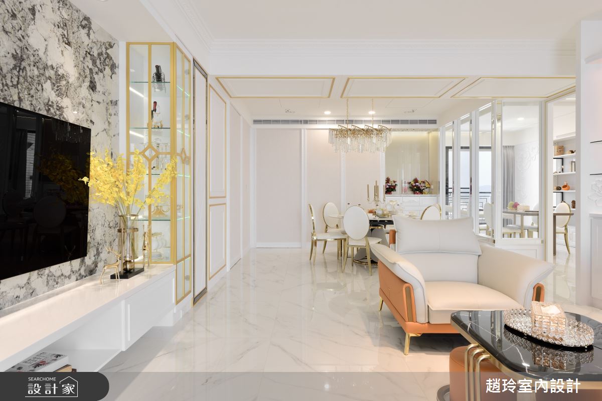 85坪毛胚屋＿新古典客廳案例圖片＿趙玲室內設計有限公司＿趙玲_68之5