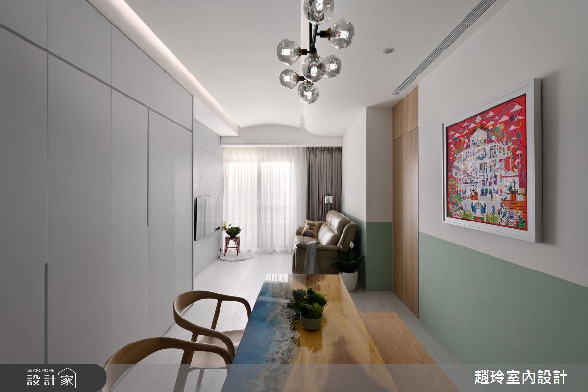 25坪新成屋(5年以下)＿北歐風客廳餐廳案例圖片＿趙玲室內設計有限公司＿趙玲_69之5