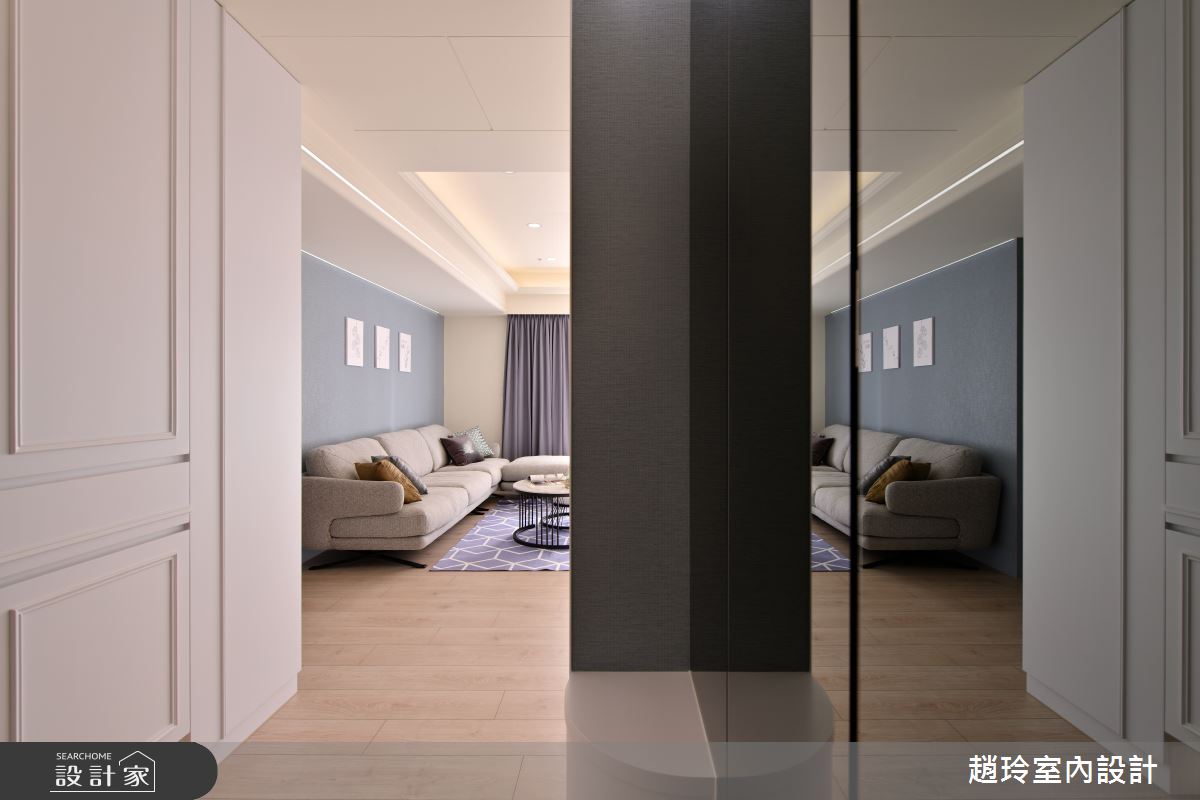 38坪中古屋(5~15年)＿新古典玄關客廳案例圖片＿趙玲室內設計有限公司＿趙玲_71之3