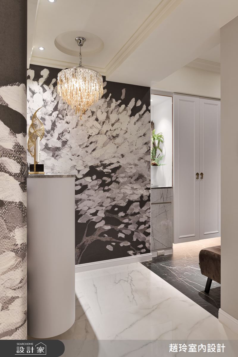 35坪新成屋(5年以下)＿新古典玄關案例圖片＿趙玲室內設計有限公司＿趙玲_72之5