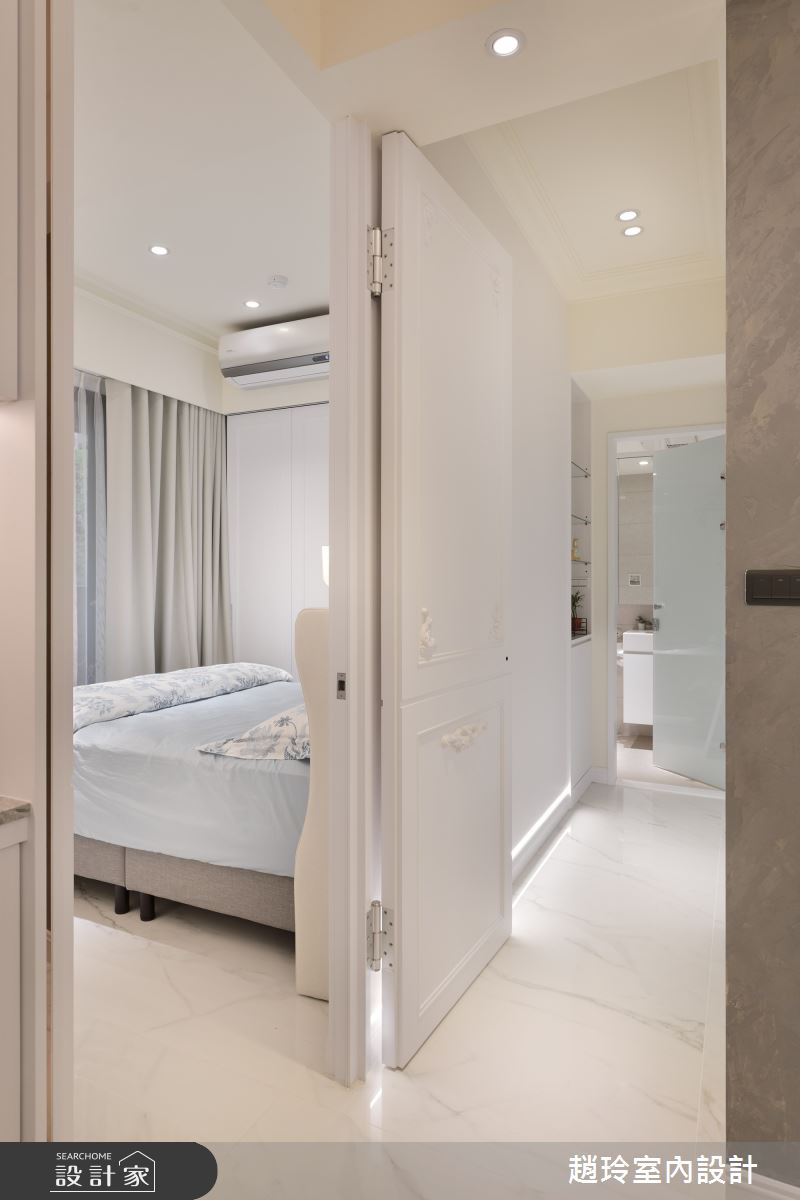 35坪新成屋(5年以下)＿新古典臥室走廊案例圖片＿趙玲室內設計有限公司＿趙玲_72之21