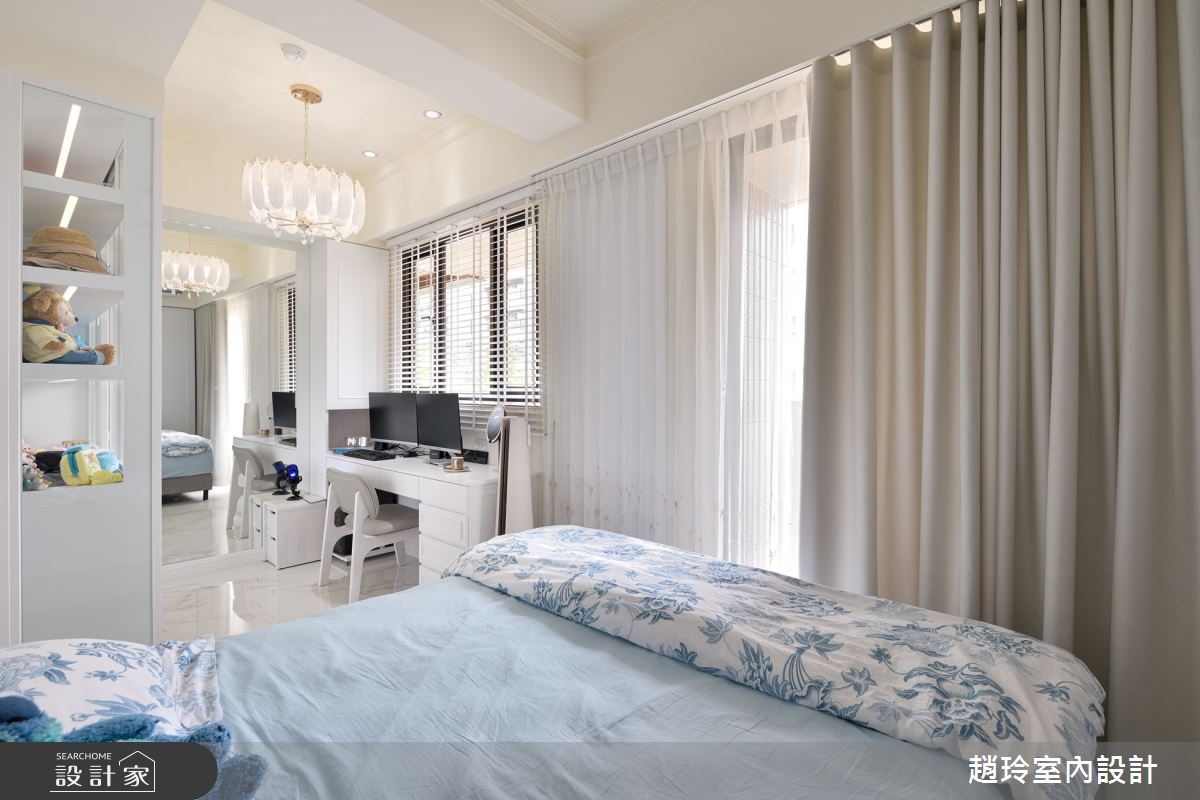 35坪新成屋(5年以下)＿新古典臥室案例圖片＿趙玲室內設計有限公司＿趙玲_72之26