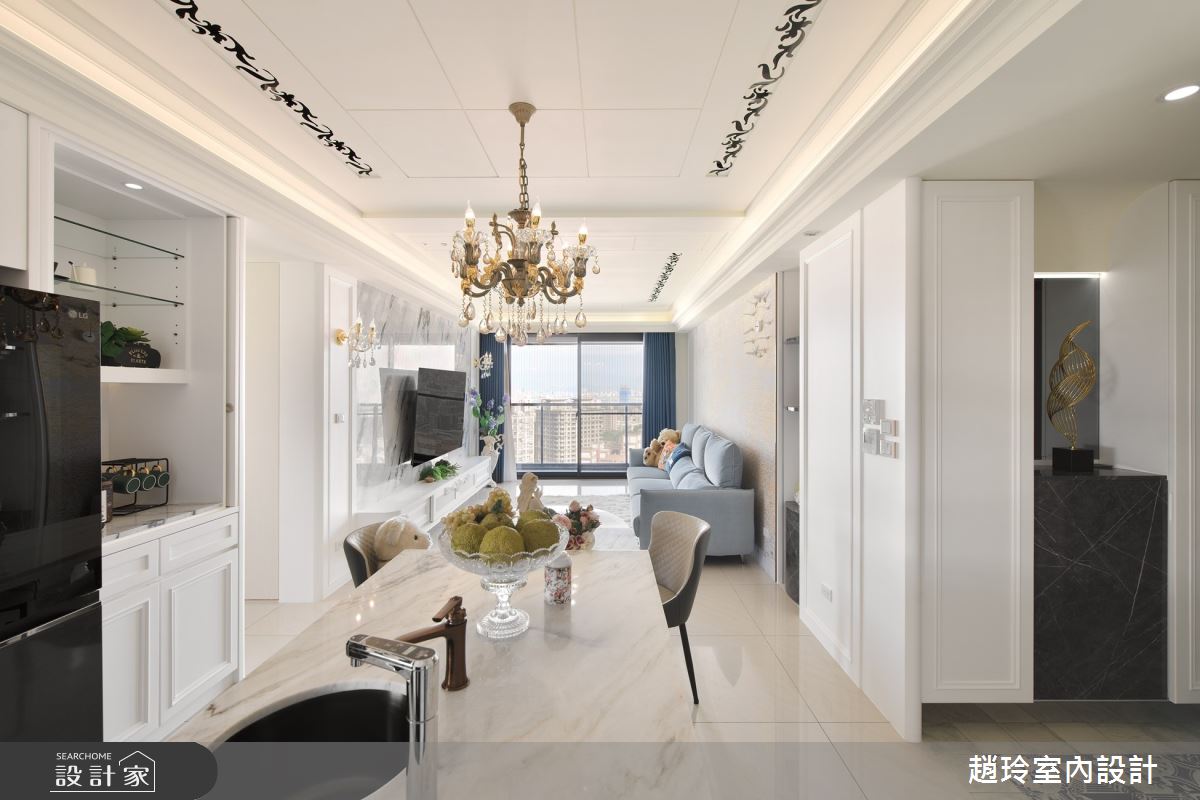35坪＿新古典客廳餐廳案例圖片＿趙玲室內設計有限公司＿趙玲_74之1