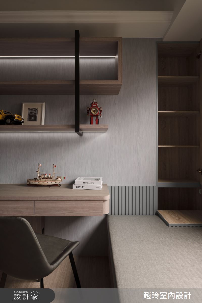 30坪預售屋＿現代風書房臥榻案例圖片＿趙玲室內設計有限公司＿趙玲_75之15