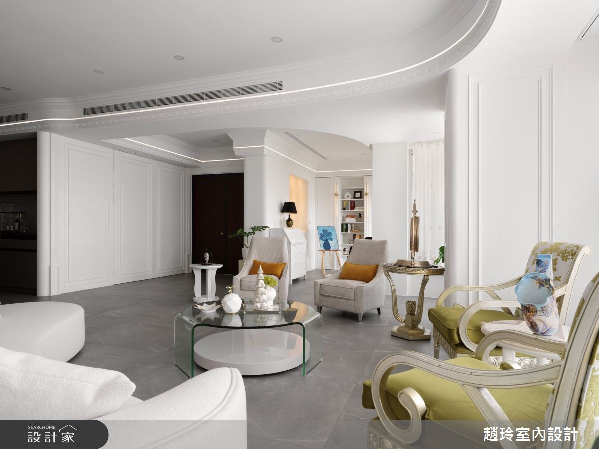 80坪新成屋(5年以下)＿新古典客廳案例圖片＿趙玲室內設計有限公司＿趙玲_78之9