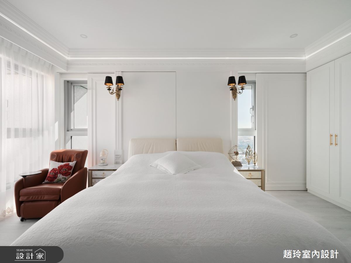 80坪新成屋(5年以下)＿新古典臥室案例圖片＿趙玲室內設計有限公司＿趙玲_78之21
