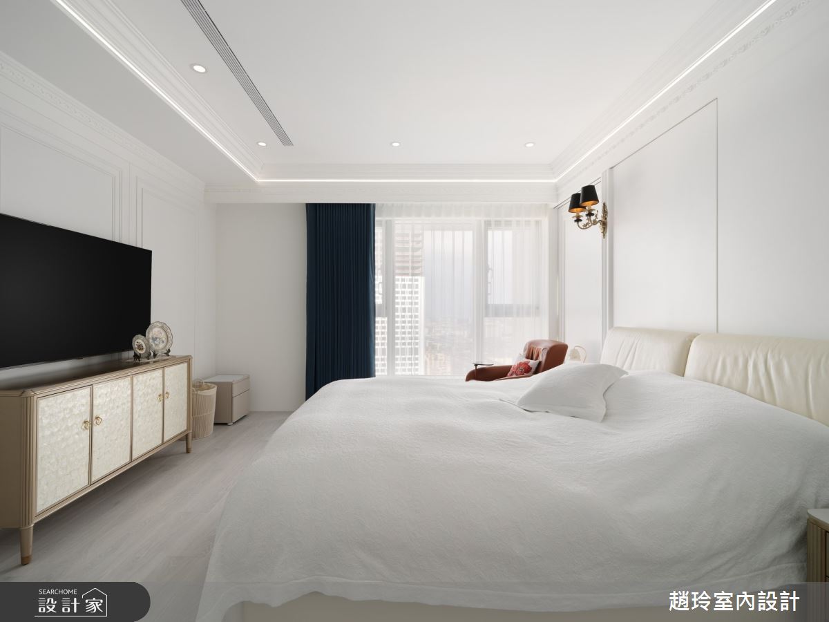 80坪新成屋(5年以下)＿新古典臥室案例圖片＿趙玲室內設計有限公司＿趙玲_78之19