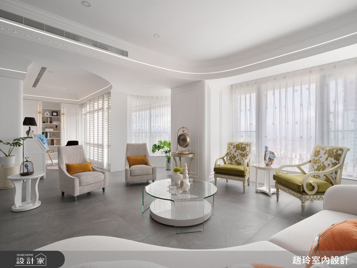 80坪新成屋(5年以下)＿新古典客廳案例圖片＿趙玲室內設計有限公司＿趙玲_78之4