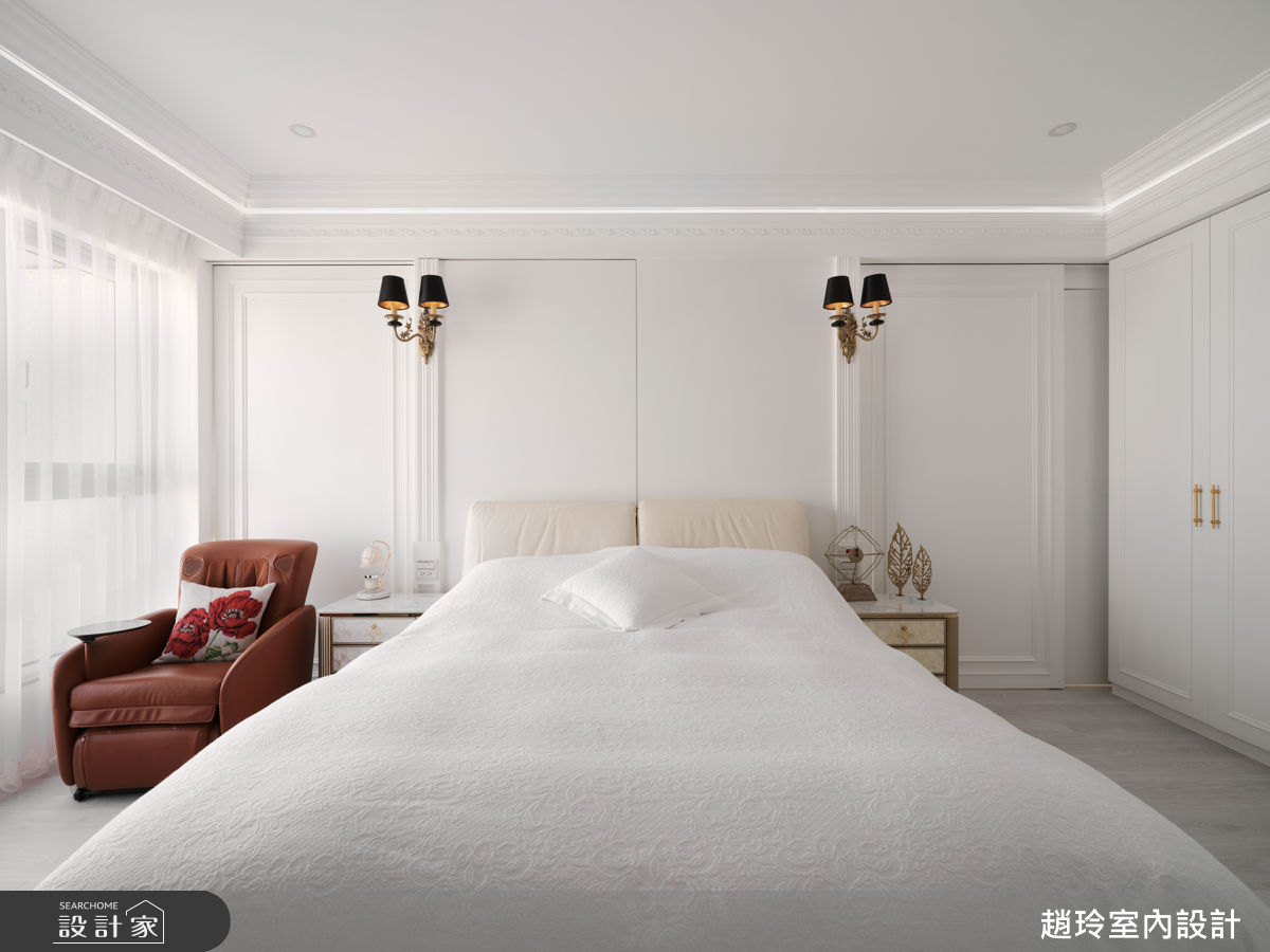 80坪新成屋(5年以下)＿新古典臥室案例圖片＿趙玲室內設計有限公司＿趙玲_78之12