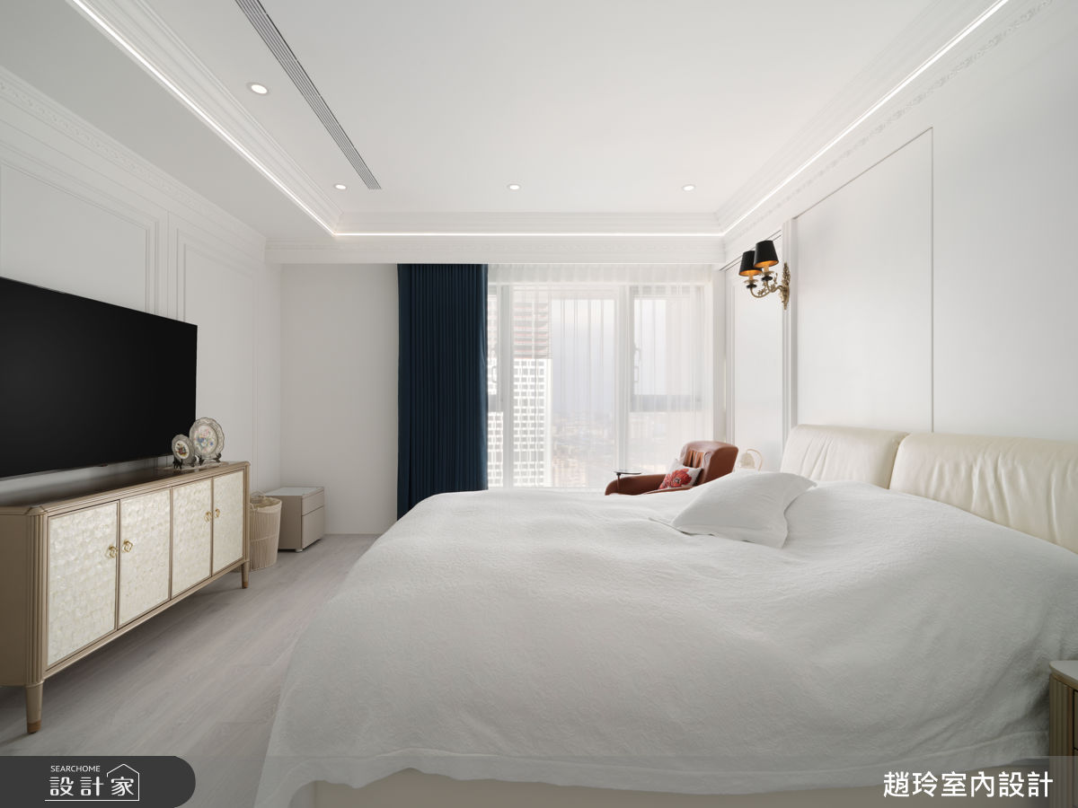 80坪新成屋(5年以下)＿新古典臥室案例圖片＿趙玲室內設計有限公司＿趙玲_78之15