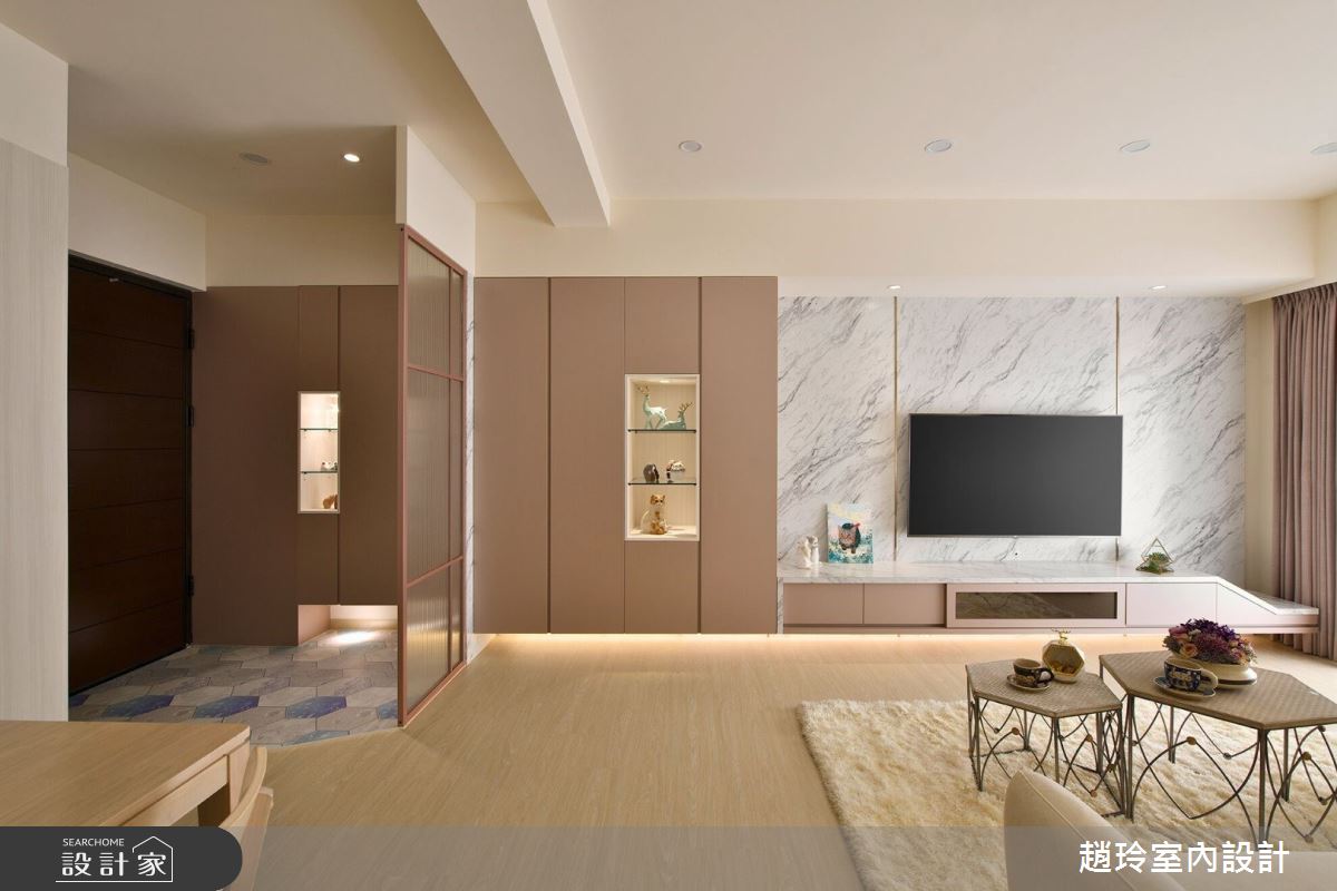 21坪中古屋(5~15年)＿現代風玄關客廳案例圖片＿趙玲室內設計有限公司＿趙玲_79之7