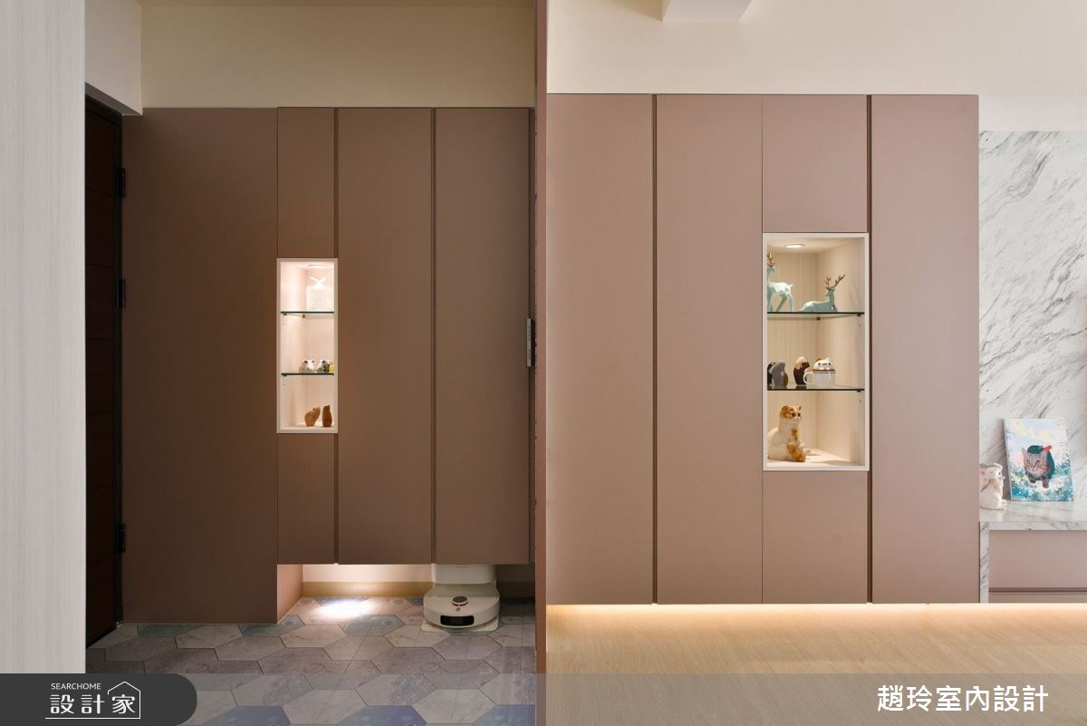 21坪中古屋(5~15年)＿現代風玄關案例圖片＿趙玲室內設計有限公司＿趙玲_79之850