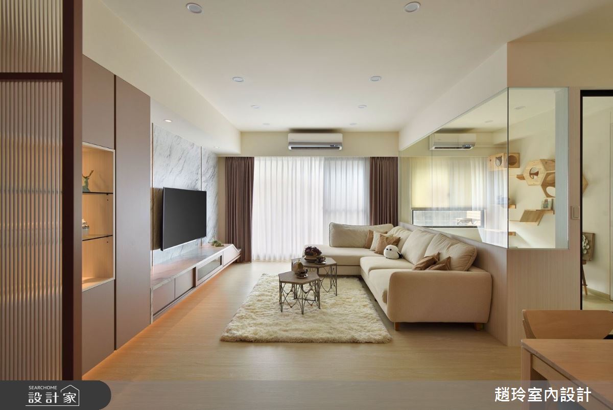 21坪中古屋(5~15年)＿現代風客廳寵物多功能室案例圖片＿趙玲室內設計有限公司＿趙玲_79之11