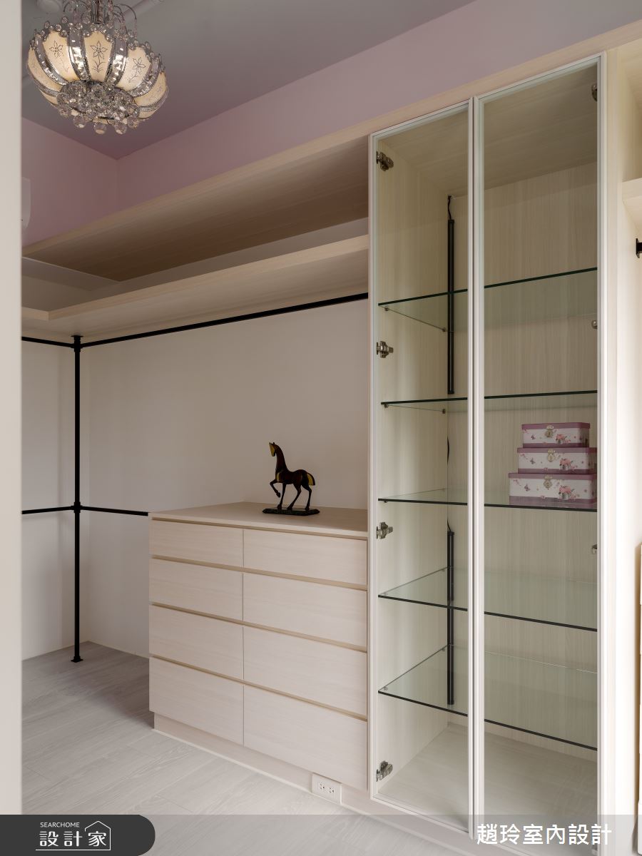 35坪新成屋(5年以下)＿新古典更衣間案例圖片＿趙玲室內設計有限公司＿趙玲_80之20