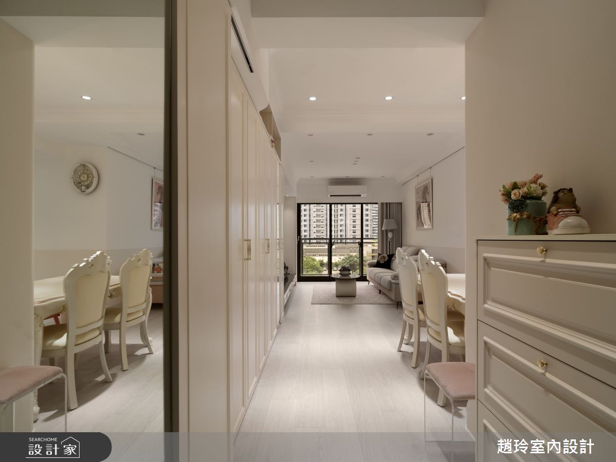 35坪新成屋(5年以下)＿新古典玄關客廳餐廳案例圖片＿趙玲室內設計有限公司＿趙玲_80之2