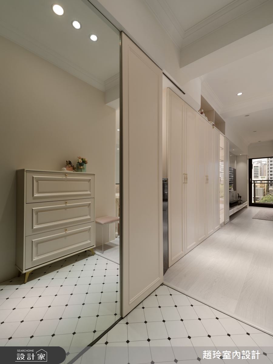 35坪新成屋(5年以下)＿新古典玄關案例圖片＿趙玲室內設計有限公司＿趙玲_80之1