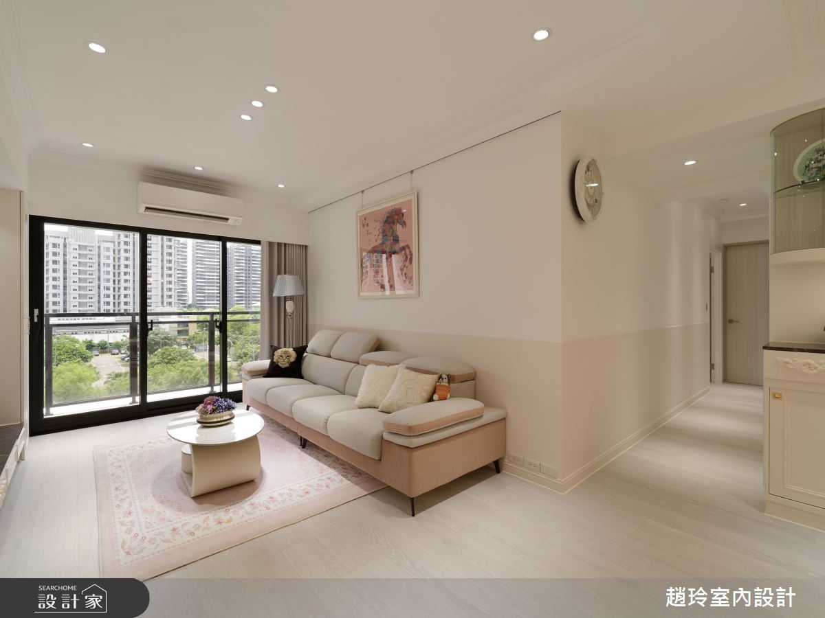 35坪新成屋(5年以下)＿新古典客廳案例圖片＿趙玲室內設計有限公司＿趙玲_80之5