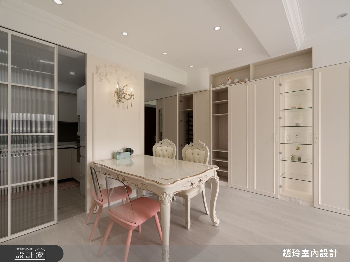 35坪新成屋(5年以下)＿新古典餐廳廚房案例圖片＿趙玲室內設計有限公司＿趙玲_80之12