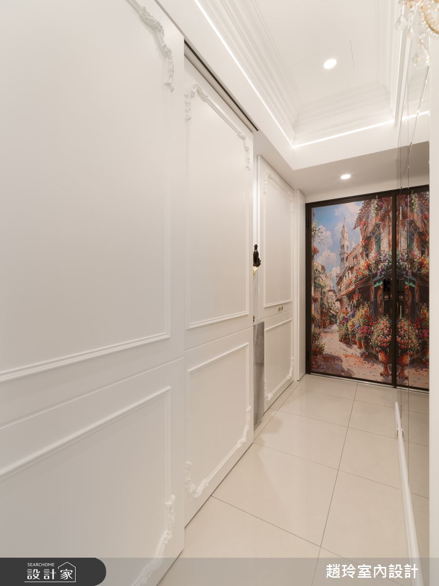 30坪新成屋(5年以下)＿新古典玄關案例圖片＿趙玲室內設計有限公司＿趙玲_81之1