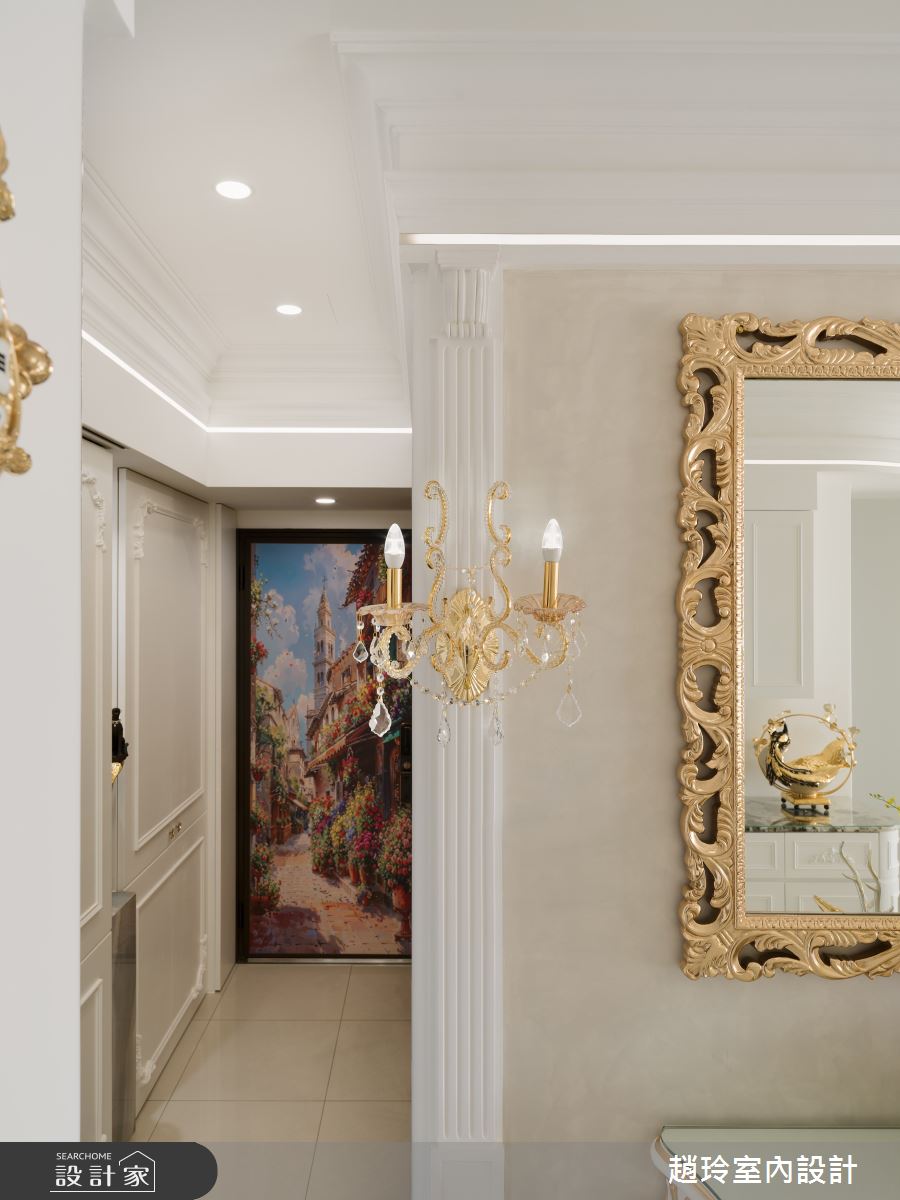 30坪新成屋(5年以下)＿新古典玄關案例圖片＿趙玲室內設計有限公司＿趙玲_81之2