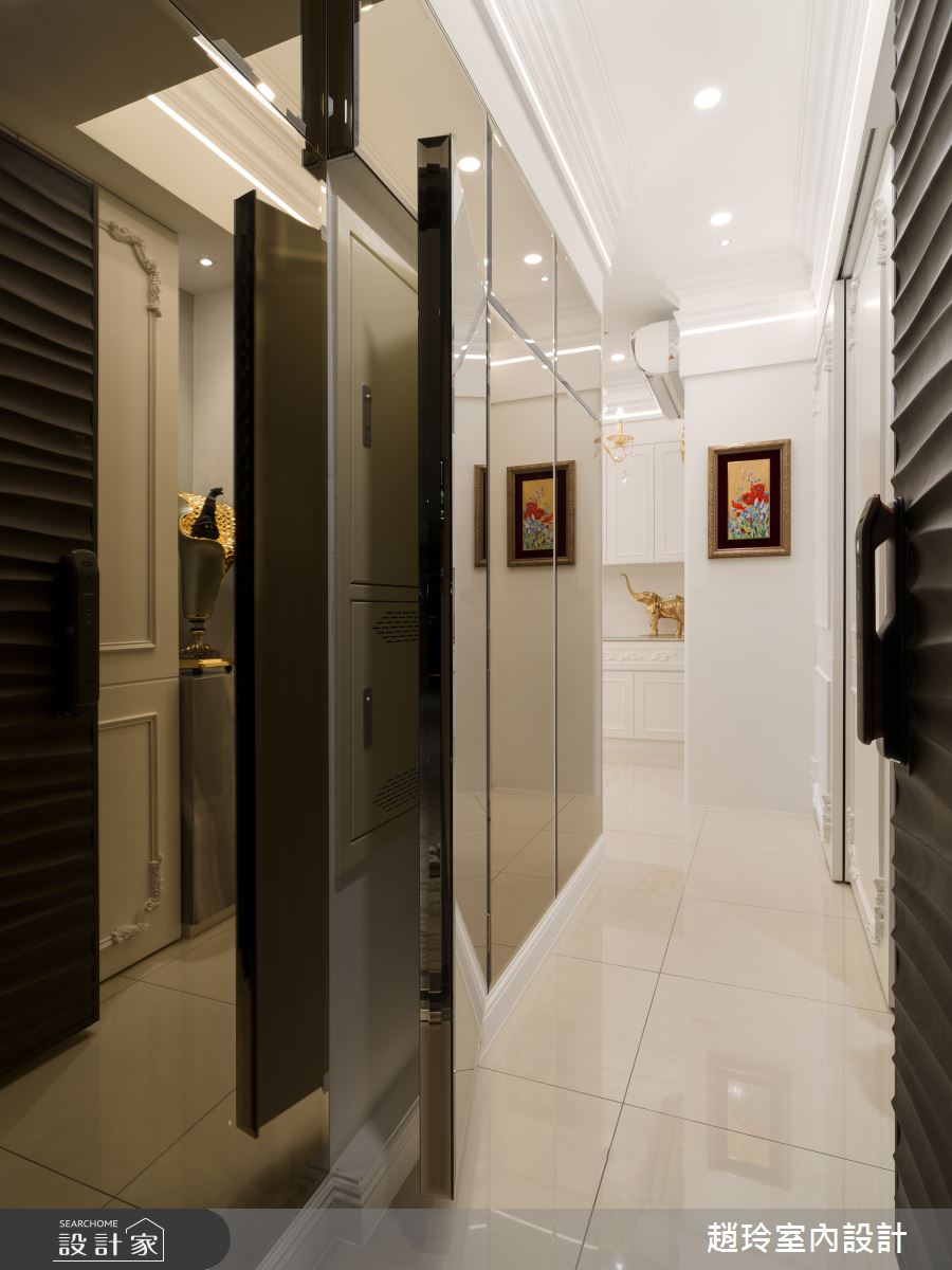 30坪新成屋(5年以下)＿新古典玄關案例圖片＿趙玲室內設計有限公司＿趙玲_81之3