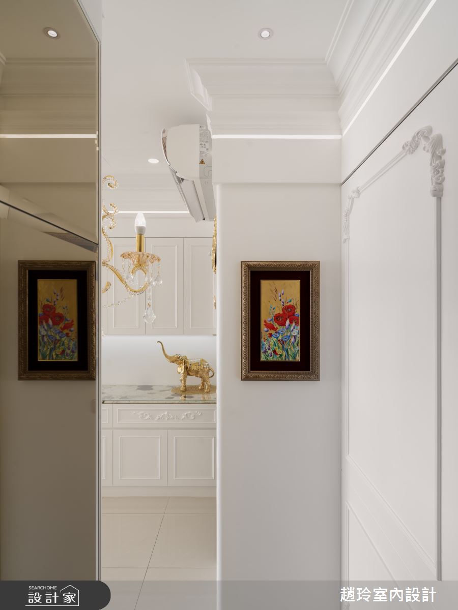 30坪新成屋(5年以下)＿新古典玄關案例圖片＿趙玲室內設計有限公司＿趙玲_81之6