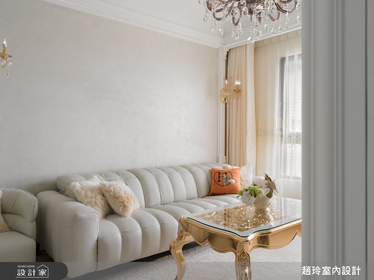 30坪新成屋(5年以下)＿新古典客廳案例圖片＿趙玲室內設計有限公司＿趙玲_81之13