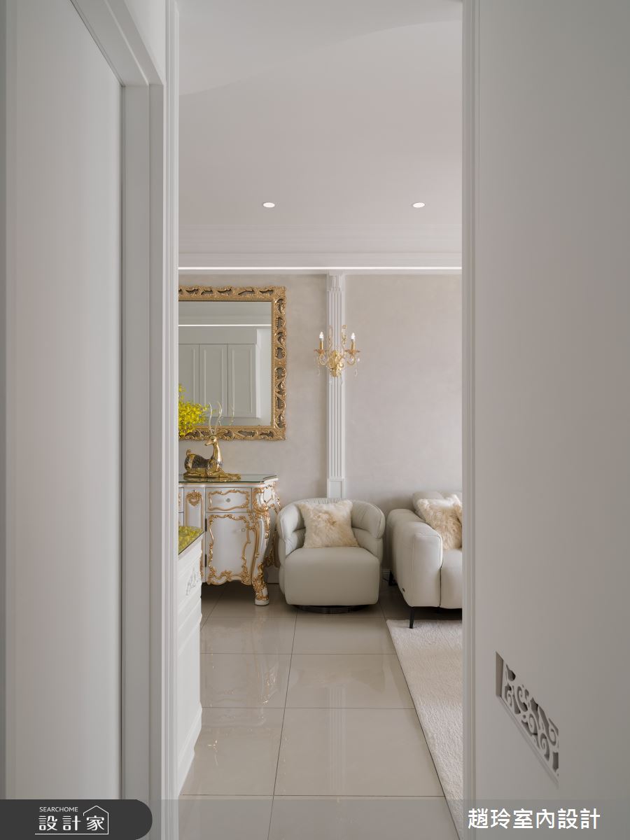 30坪新成屋(5年以下)＿新古典客廳案例圖片＿趙玲室內設計有限公司＿趙玲_81之14