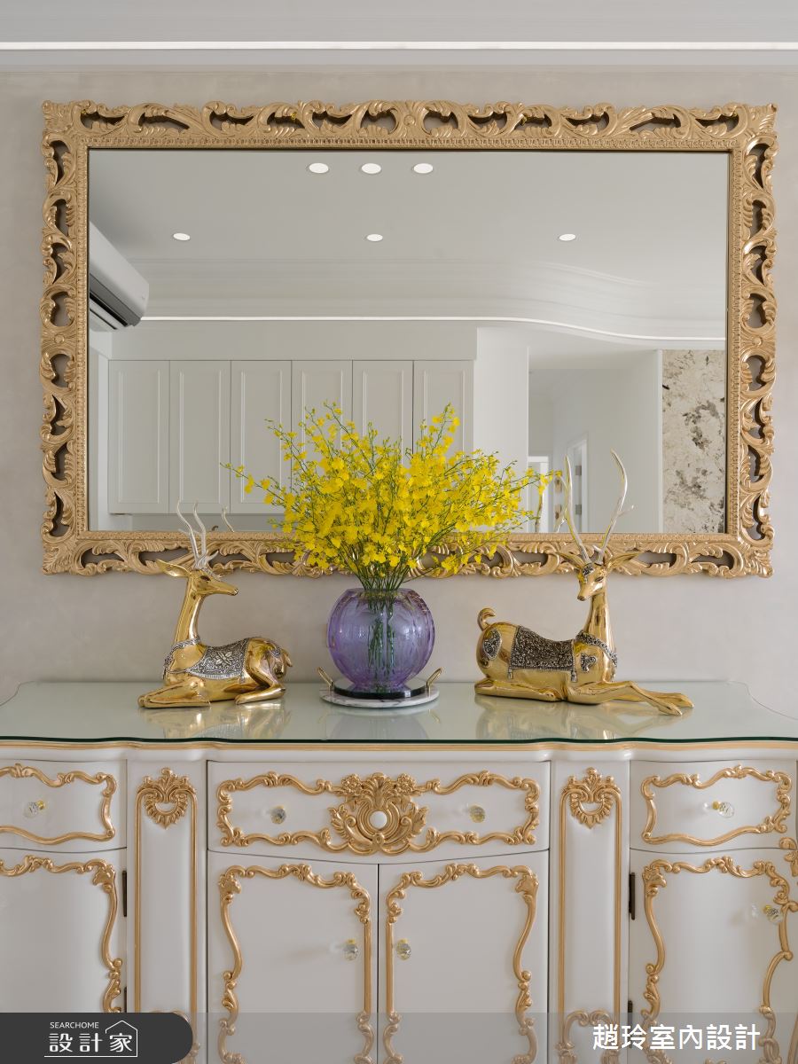 30坪新成屋(5年以下)＿新古典玄關客廳案例圖片＿趙玲室內設計有限公司＿趙玲_81之2161