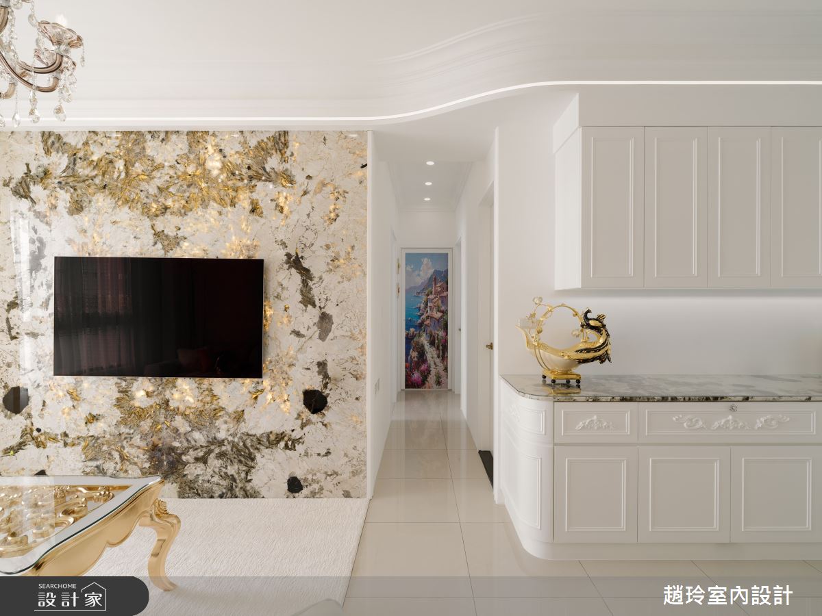 30坪新成屋(5年以下)＿新古典客廳走廊案例圖片＿趙玲室內設計有限公司＿趙玲_81之25