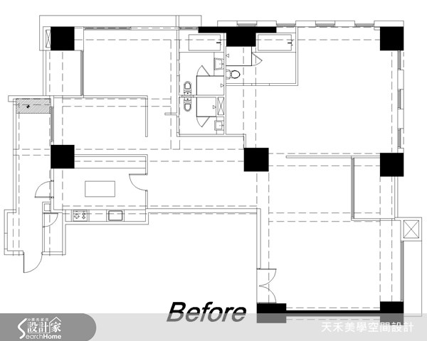 63坪新成屋(5年以下)＿鄉村風案例圖片＿天禾美學室內裝修設計有限公司＿天禾美學_02之17