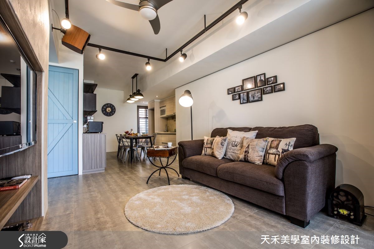 23坪新成屋(5年以下)＿工業風客廳案例圖片＿天禾美學室內裝修設計有限公司＿天禾美學_04之10