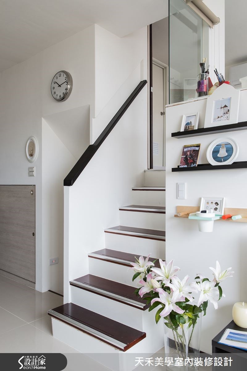 19坪新成屋(5年以下)＿北歐風樓梯案例圖片＿天禾美學室內裝修設計有限公司＿天禾美學_07之23