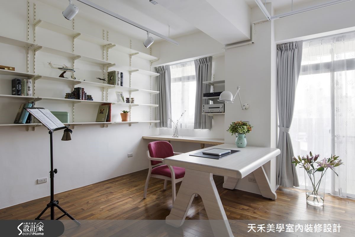15坪老屋(16~30年)＿簡約風書房案例圖片＿天禾美學室內裝修設計有限公司＿天禾美學_09之10