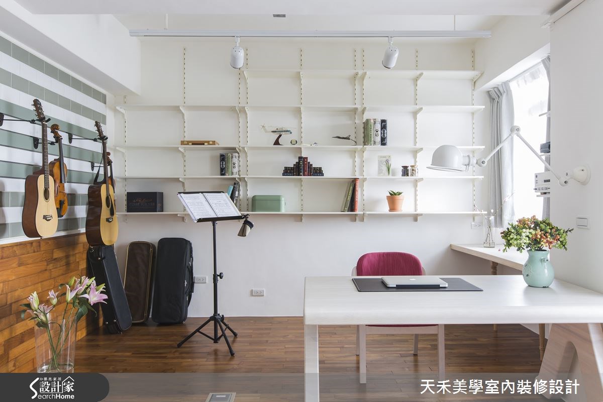 15坪老屋(16~30年)＿簡約風書房案例圖片＿天禾美學室內裝修設計有限公司＿天禾美學_09之12