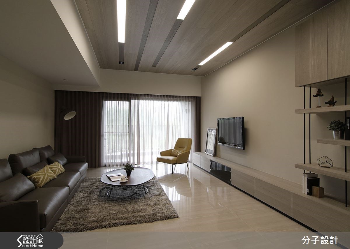 40坪新成屋(5年以下)＿現代風客廳案例圖片＿分子設計＿分子_14之2